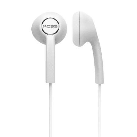 In-Ear Headphones, Black/White, KE7