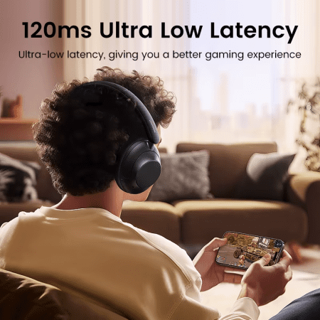 Hitune Max5 Hybrid Active Noise Cancelling Headphones APP Hi-Res LDAC Sound Bluetooth Headphones Multipoint Connection