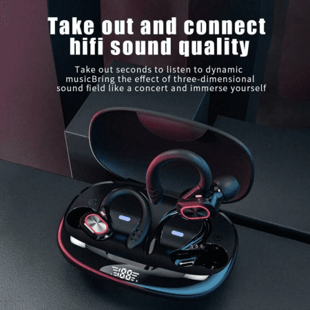 Bluetooth Headset 5.1 True Wireless Earphones Earbuds Headphones Hifi Sport TWS