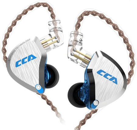 C12 in Ear Monitor Headphones 5BA 1DD Hybrid Hifi IEM Earphones Noise Isolating Stereo Wired Earbuds for Musicians Audiophile Singers DJ