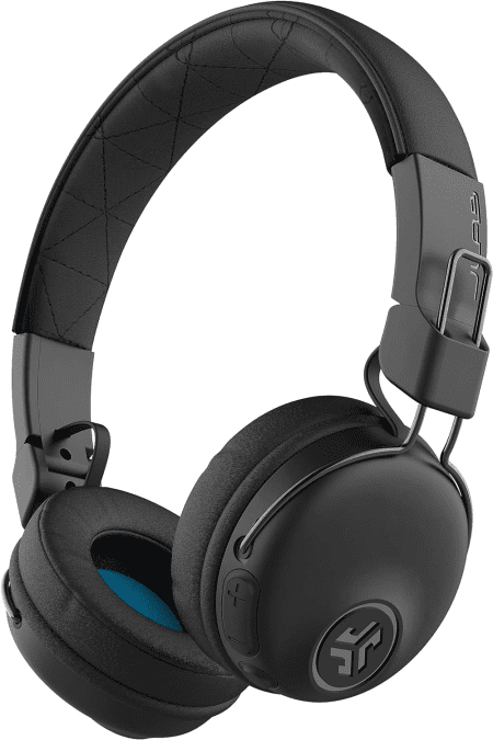 Studio Wireless On-Ear Headphones, Black, 30+ Hour Bluetooth 5 Playtime, EQ3 Sound, Ultra-Plush Faux Leather & Cloud Foam Cushions, Track and Volume Controls