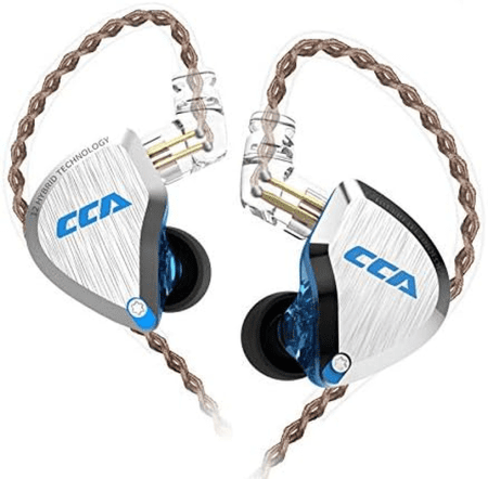 C12 in Ear Monitor Headphones 5BA 1DD Hybrid Hifi IEM Earphones Noise Isolating Stereo Wired Earbuds for Musicians Audiophile Singers DJ