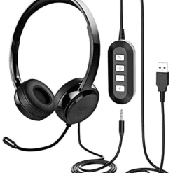 Mpow Ear-Pad Wired Headset - Black (MPPA071AB) NO BOX