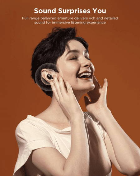 Colorbuds Wireless Earbuds Bluetooth 5.0 Headphone with Fast Charging, Qualcomm Chip IPX5 Waterproof Stereo In-Ear Earphones CVC8.0 Build-In Dual Mic ENC Auto Play/Pause, 22H