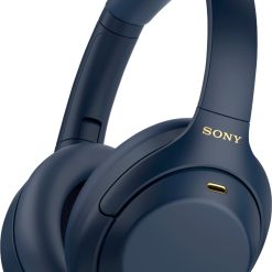 Open Box - Sony WH-1000XM4 Wireless Noise-Cancelling Over-The-Ear Headphones Midnight Blue