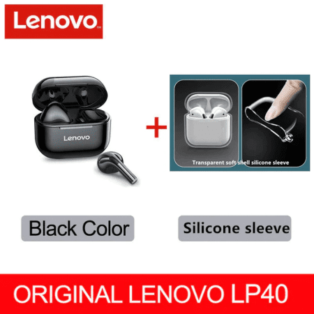 Original Lenovo LP40 Wireless Headphones TWS Bluetooth Earphones Touch Control Sport Headset Stereo Earbuds for Phone Android