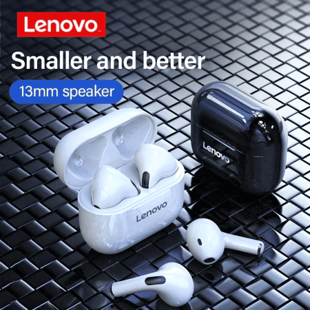 Original Lenovo LP40 Wireless Headphones TWS Bluetooth Earphones Touch Control Sport Headset Stereo Earbuds for Phone Android