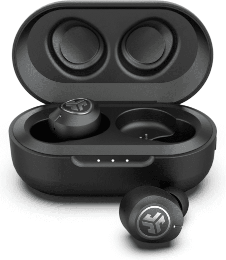 Jbuds Air ANC True Wireless Bluetooth Earbuds, Black, Active Noise Canceling, Low Latency Movie Mode, Dual Connect, IP55 Sweat Resistance, Custom 3 EQ Sound Settings…