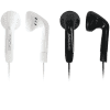 In-Ear Headphones, Black/White, KE7