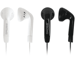 In-Ear Headphones, Black/White, KE7