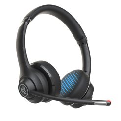 Go Work Wireless On-Ear Headset - Bluetooth or Wired Office Headset with Multipoint and 45+ Hours Playtime