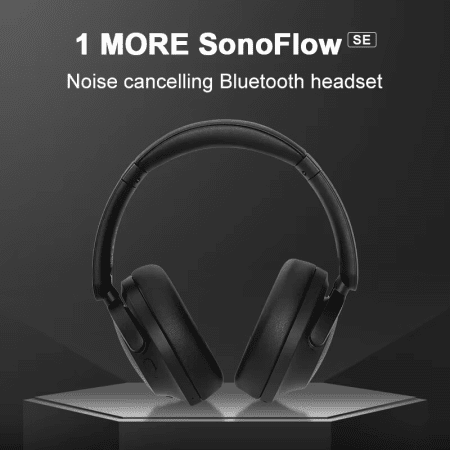 Sonoflow SE Active Noise Cancelling Wireless Headphones, 70H Playtime,Dlc Dynamic Driver,Enhanced Calling