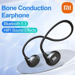 Xiaomi Bone Conduction Wireless Bluetooth 5.3 Headphones Waterproof Headset Stereo Over-Ear Sports Earphones Earbuds with Mic