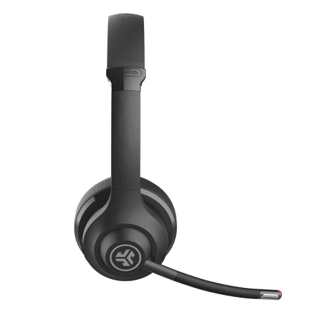 Go Work Wireless On-Ear Headset - Bluetooth or Wired Office Headset with Multipoint and 45+ Hours Playtime