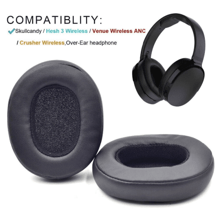 Replacement Ear Pads Cushions Covers for Skullcandy Crusher 3.0 Wireless Hesh 3