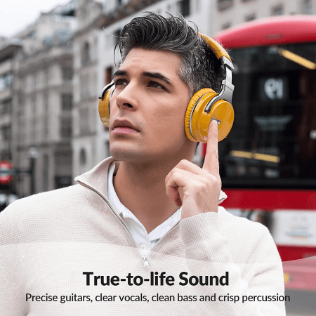 Million Sold 10 Years Classic E7 Active Noise Cancelling Headphones with Upgraded Noise Cancellation, Bluetooth Headphones Wireless with HD Sound Vivid Deep Bass, for Home Office Travel Birthday Gift