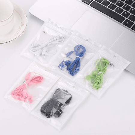 Bulk Earbuds 50 Pack Multi Colored for Classroom Kids Child Teen, Factorymall Wholesale Disposable Earbuds Earphones Headphones for School,Students,Library Computer Lab,Donate(5 Colores)