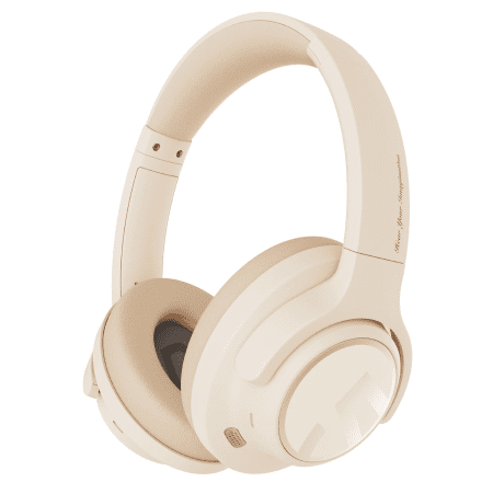 Space Headphones Bluetooth 5.3 Hybrid Active Noise Cancelling Wireless Headphone,123H Play,Mic,Multipoint Connection