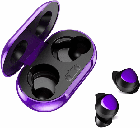 Street Buds plus for Google Pixel 6 - True Wireless Earbuds W/Hands Free Controls (Wireless Charging Case Included) - Purple